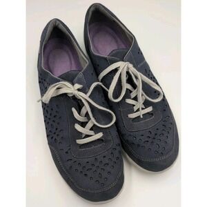 Rockport Women's Emalyn Tie Fashion Sneaker Dusty Blue 10 US